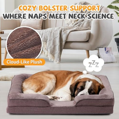 Makigued Large Orthopedic Dog Bed, Egg Crate Foam, 41.7 x 31.5 x 6.7 Inches - Image 3