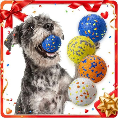 Dog Ball Toys Dog Tennis Ball for Aggressive Chewers Indestructible Bouncy Lightweight Water Toy Fetch Ball for Large Medium and Small Dog - Image 2