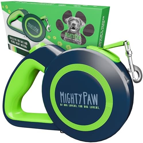 Mighty Paw Retractable Dog Leash 2.0, 16 Ft, for Medium Dogs, Heavy Duty by MightyPaw
