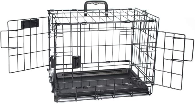 M-PETS Voyager Wire Crate 2 Doos S + New Securo Lock for Dogs Size S
