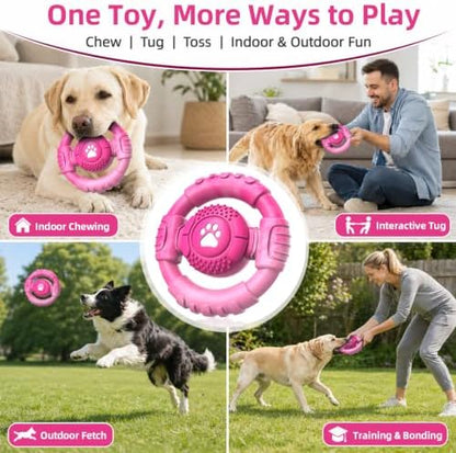 Pamlulu Tough Dog Toys for Aggressive Chewers, Indestructible Dog Toy for Large Dogs, Nylon Chew Toys for Medium Large Breed, Interactive Dog Toys to Keep Them Busy, Dog Birthday - Image 7