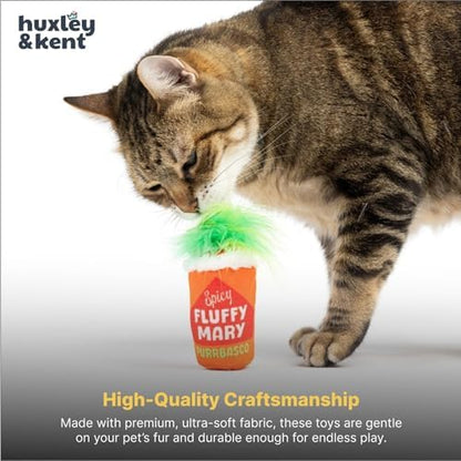Huxley & Kent Plush Crinkle Catnip Cat Toy, Fluffy Mary, Large - Image 6
