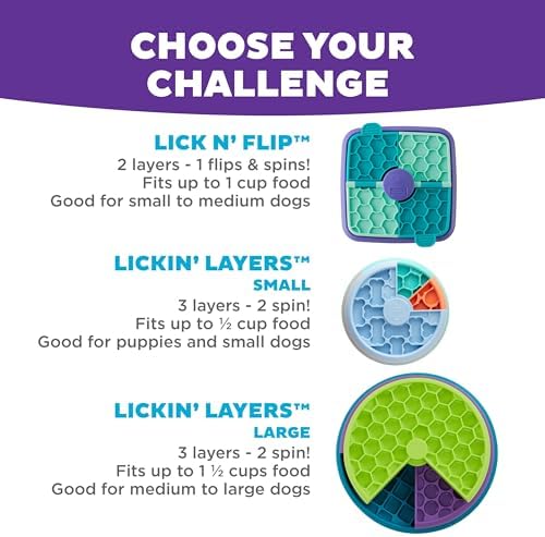Outward Hound Nina Ottosson Lickin’ Layers 3-in-1 Dog Toy Treat Puzzle, 10" - Image 5
