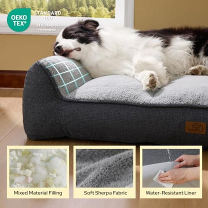 Bedsure SupportMax™ Extra Thick Orthopedic Dog Beds Large Sized Dog - Image 5