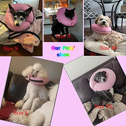 Inflatable Dog Cone Collar for After Surgery, Doggie Neck Blow up Donut Recovery ECollar, Soft Adjustable Dog Cone for Small Medium Large Dogs and Cats - Image 5
