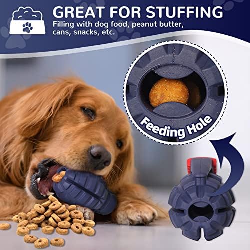 Dog Toys for Aggressive Chewers Large Breed, Fun to Chew (Blue) - Image 3