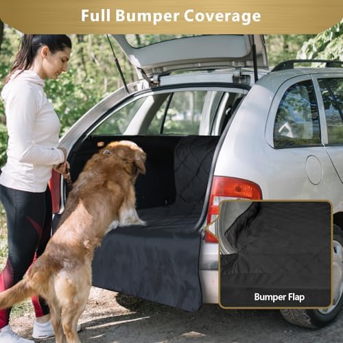 F-color SUV Cargo Liner for Dogs - Heavy Duty Trunk Cover for Full-Size SUV - Image 5