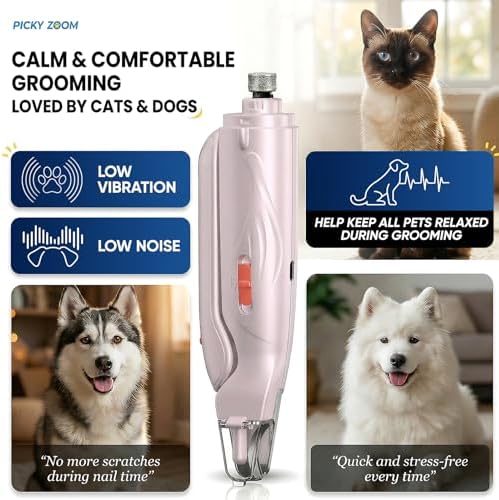 2-in-1 Dog & Cat Nail Clippers and Grinder with LED Light - Image 6