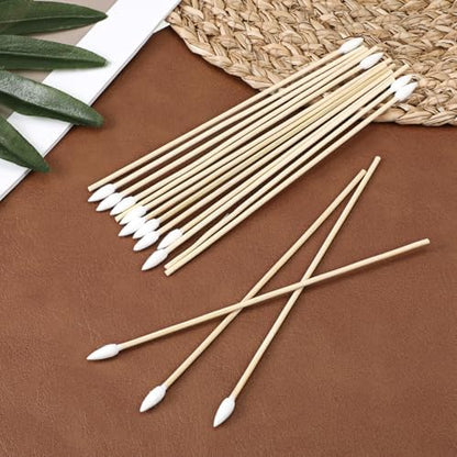 100 Pieces Qtips Cotton Swabs Cotton Swabs with Bamboo by Unknown