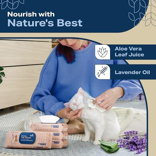 Dog Wipes for Paws and Butt (400 Ct) Plant Based Pet Wipes for Dogs & Cats - Image 3