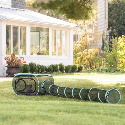 Kitty City Catio Outdoor 20' Cat Tunnel – 20‑Foot Cat‑Sized Play Tunnel, 11” Diameter, Modular Catio Connector for Cats & Small Pets - Image 3