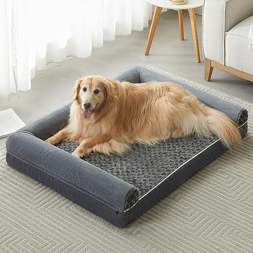 BFPETHOME Orthopedic Washable Large Dog Bed for Senior Dog Comfy Sleep by BFPETHOME