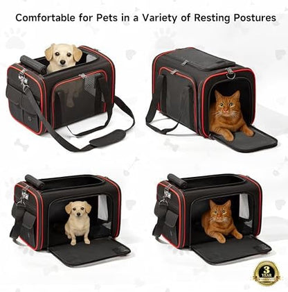 EliteField Soft-Sided Pet Carrier for Cats & Small Dogs (3-Year Warranty) - Image 2