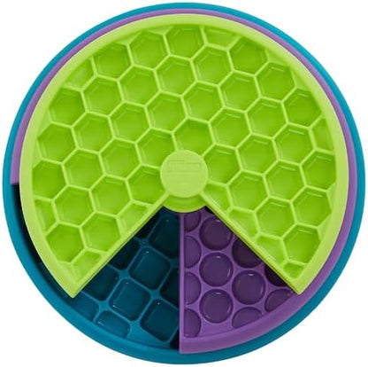 Outward Hound Nina Ottosson Lickin’ Layers 3-in-1 Dog Toy Treat Puzzle, 10" by OutwardHound