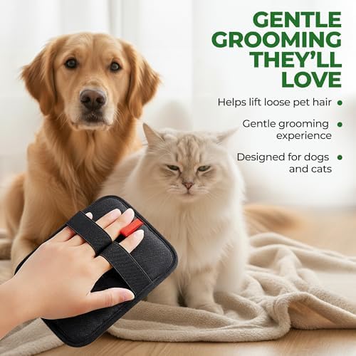Reusable Pet Hair Remover Roller - 5-Piece Dog & Cat Hair Remover Kit for Couch, Furniture, Carpet, Car Seats & Clothes with Deshedding Glove, Fur Scraper & Cleaning Brush - Image 5