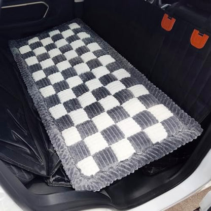 Dog Bed for Car, Backseat Pet Bed Mat, Dog Seat Cover for Car Back Seat, Non-Slip Travel Pet Mat, Fit for Backseat Extenders and Seat Covers (Gray&White, 24.8x54inch) by HOMEREFROM
