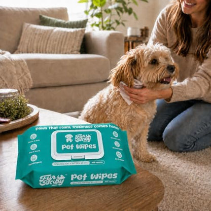 400-Count Pet Wipes, Hypoallergenic Aloe Cleansing Wipes for Dogs & Cats, Thick & Durable, Deodorizing Multi-Purpose Grooming Wipes - Image 4