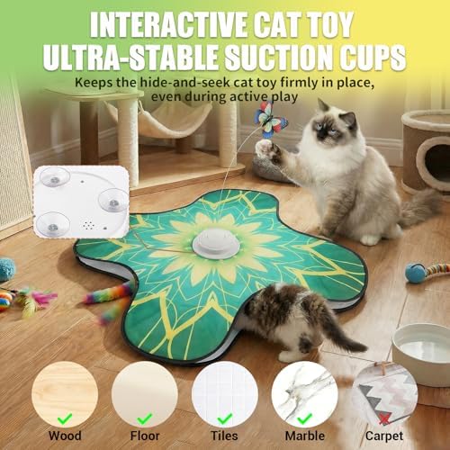 Interactive Cat Toys For Indoor Cats, Rechargeable Touch Automatic Cat Toy - Image 6