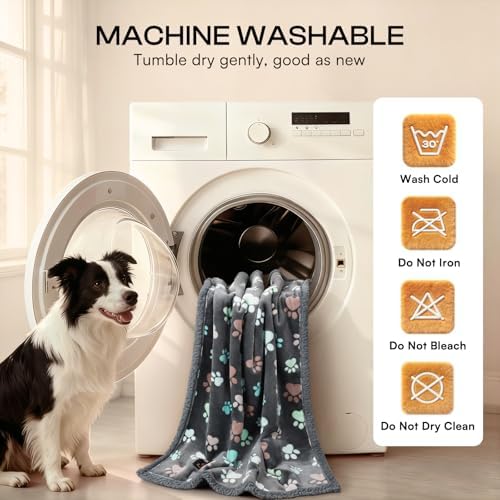 Luciphia Waterproof Dog Blanket Reversible Sherpa Fleece for Small Dogs Cat - Image 6