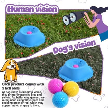 Dog Licking Bowl with Rolling Ball, Lick Toy, Anti Boredom Toys - Image 6