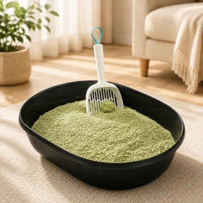 I AM TOFU - Tofu Cat Litter, Low Dust Lightweight Clumping Litter with Odor Control (10 LBS, Green Tea) - Image 4