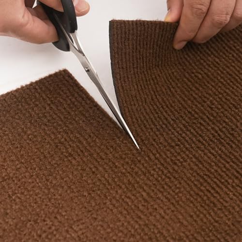 Cat Wall Scratcher, Couch Corner Protectors for Cats, 78.7 * 15.8in Adhesive Carpet Remnants Roll, Sticky Furniture Scratch Guards (Brown) by SIYIPURR