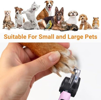 Dog Nail Clipper with Light, Illuminates Nail Clipper Kit or Bloodline for Safe, Easy Trimmers, Extra Sharp for Thick Nails, Quick Sensor, Avoid Over Cutting Toenail, for Cats & Dogs - Image 6