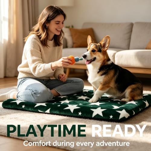 Dog Bed Mat - Reversible Dog Crate Bed Mats, Soft & Breathable Kennel Pad, Durable Crate Bed for Small Medium Large Dogs & Cats - Image 3