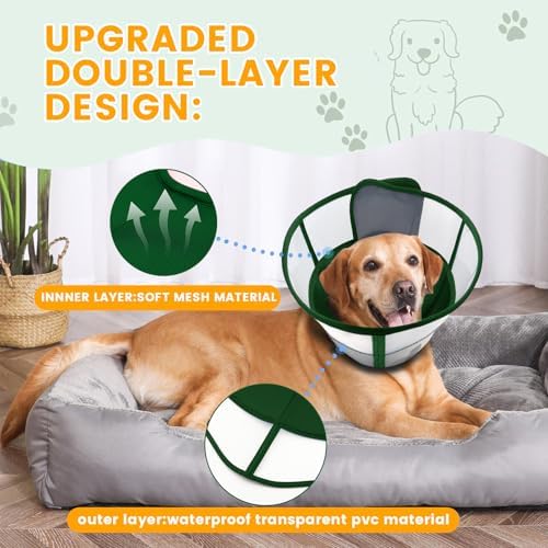 Dog Cone to Stop Licking, Soft Dog Cone Collar Alternative After Surgery - Image 2
