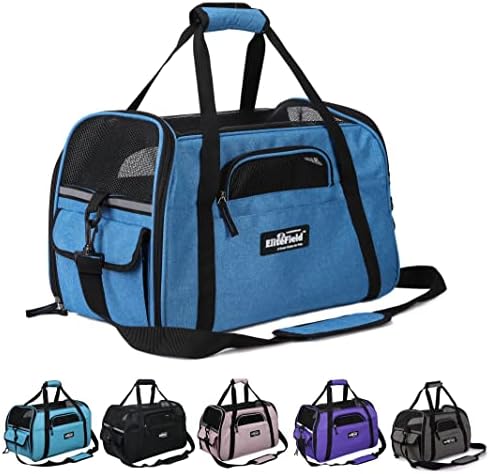 EliteField Soft-Sided Pet Carrier for Cats & Small Dogs (3-Year Warranty) by EliteField