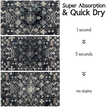 Pet Food Mats for Floor, Absorbent Dog Mat for Food and Water Dispenser Mat, Dog Food Mat Quick Dry Cat Food Mat Pet Supplies - Image 4