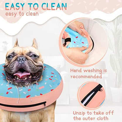 Supet Inflatable Dog Cone Collar Alternative After Surgery, Dog Neck Donut Collar Recovery E Collar for Neuter, Soft Pet Cone for Small Medium Large Dogs - Image 6