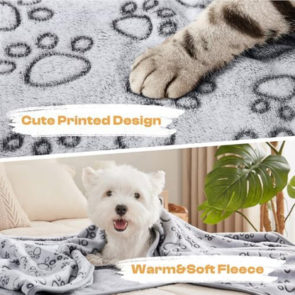 Luciphia Dog Blanket 3 Pack, Soft Cozy Fleece Throw for Puppy Cat,41"x31" - Image 5