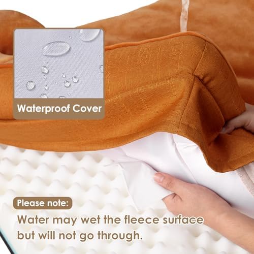 EHEYCIGA Orthopedic Dog Bed Medium Size Dog, Waterproof Washable Pet Beds - Image 3