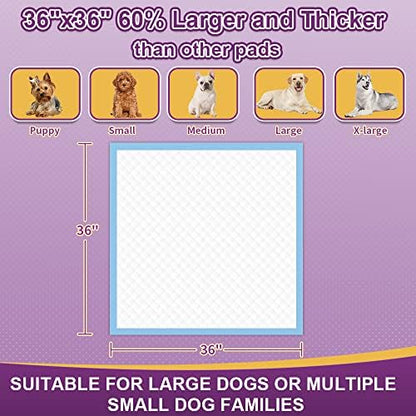 IMMCUTE Extra Large Dog Pee Pads 36"x36"-30 Count | XX-Large Puppy Pee Training Pads Super Absorbent & Leak-Proof | Disposable Pet Piddle and Potty Pads for Puppies | Dogs | Doggie| Cats | Rabbits - Image 6