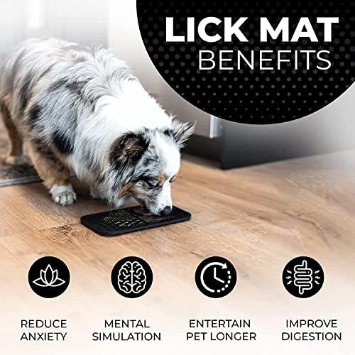 Pup Culture Dog Lick Mat for Dogs (2 Pack), Feeding Pad for Anxious Pets Plus 4 Different Puzzles for Mental Stimulation for Dogs - Supports Mental, Dental, and Digestive Health - Heavy Duty - Image 4