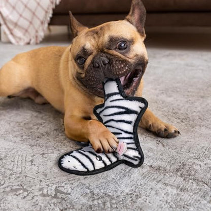 SHARLOVY No Stuffing Dog Toys Crinkle Squeaky, Long Lasting Chews for Aggressive, Durable Plush Dog Puppy Chew Toys for Teething, with 6 Tough Layers for Small Medium Large Breed-2 Pack,Small - Image 5