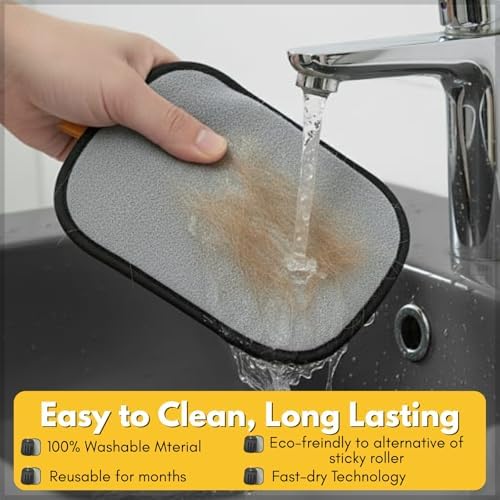 Pet Hair Removal Glove – Reusable Pet Hair Remover for Couch, Clothes, Car & Laundry | Works on Dogs & Cats | Multi-Surface Pet Hair Removal Tool - Image 7