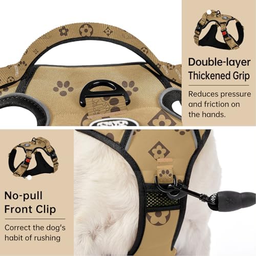 IVY&LANE No Pull Dog Harness for Large Dogs,Reflective Dog Vest Harness - Image 5