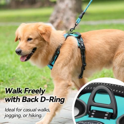 PoyPet No Pull Dog Harness Small with Front Clip & Neck Release Buckle - Image 4