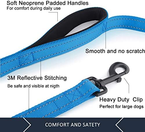 Plutus Pet Double Handle Dog Leash, 5 FT Long, for Medium Large Dogs - Image 4