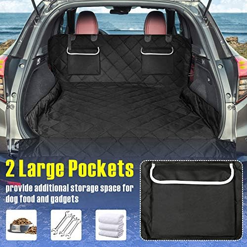 F-color SUV Cargo Liner for Dogs - Heavy Duty Cargo Cover for Mid-Size SUVs - Image 4