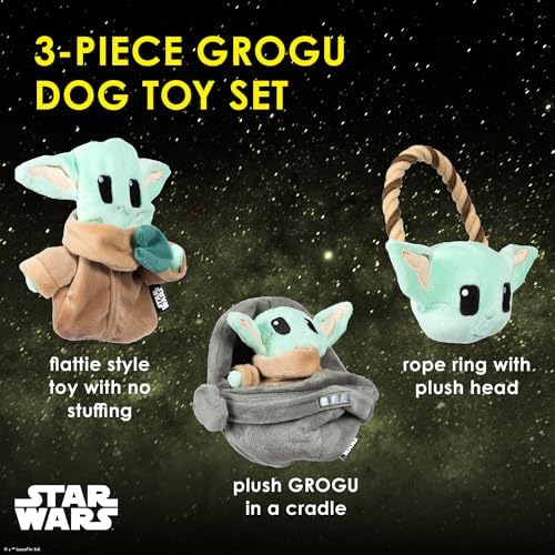 STAR WARS for Pets The Child Inch Cradle Dog Toy Multipack, 3 Pc - Image 2