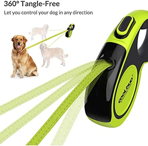 Retractable Dog Leash 360°Tangle-Free 16ft Heavy Duty Pet Walking Leash - Image 4