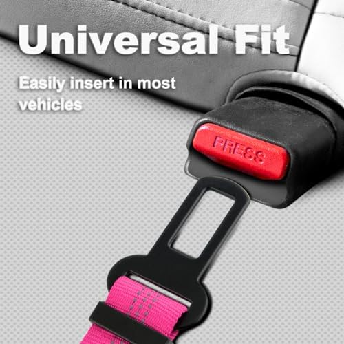 Plutus Pet Dog Seat Belt for Car, Adjustable Harness with Elastic Bungee - Image 4
