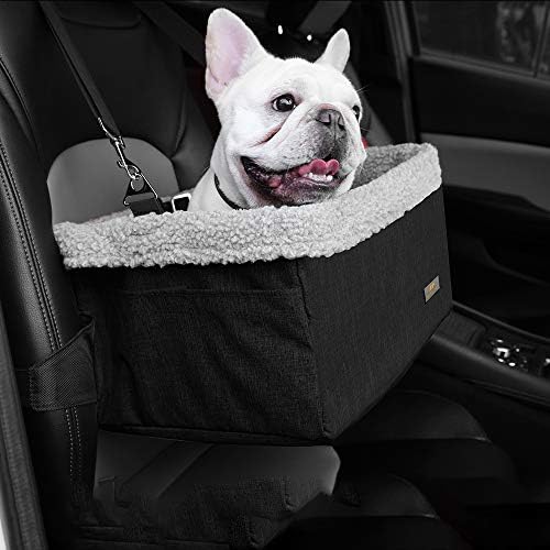 Dog Car Seats for Small Dogs, Upgrade Dog Booster Seat with Metal Frame Construction with Double-Layer Oxford, Perfect for Small Pets up to 20lbs by MARSLABO
