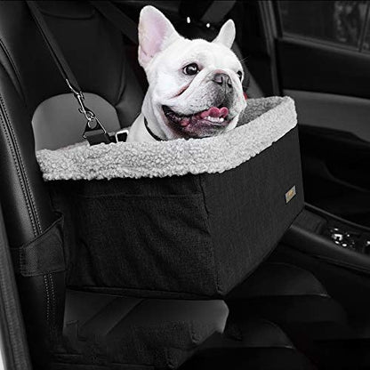 Dog Car Seats for Small Dogs, Upgrade Dog Booster Seat with Metal Frame Construction with Double-Layer Oxford, Perfect for Small Pets up to 20lbs by MARSLABO