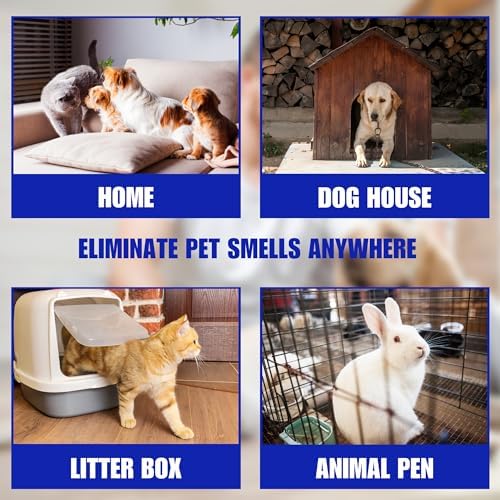 SMELLEZE Natural Pet Odor Eliminator Deodorizer Granules - 2 lb. Bottle - Image 6