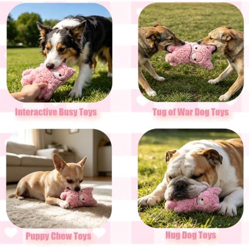 Monster Dog Valentine Toy for Puppy Gifts, Stuffed Dog Plush Toy - Image 3