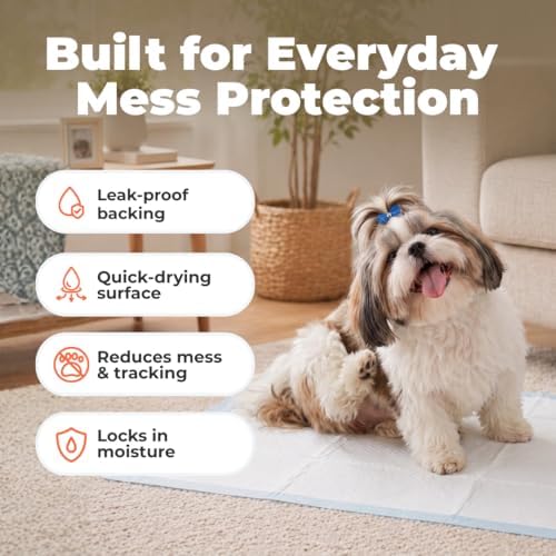 Best Pet Supplies Dog Training Puppy Pee Pads - Blue, 100 Count - Image 3
